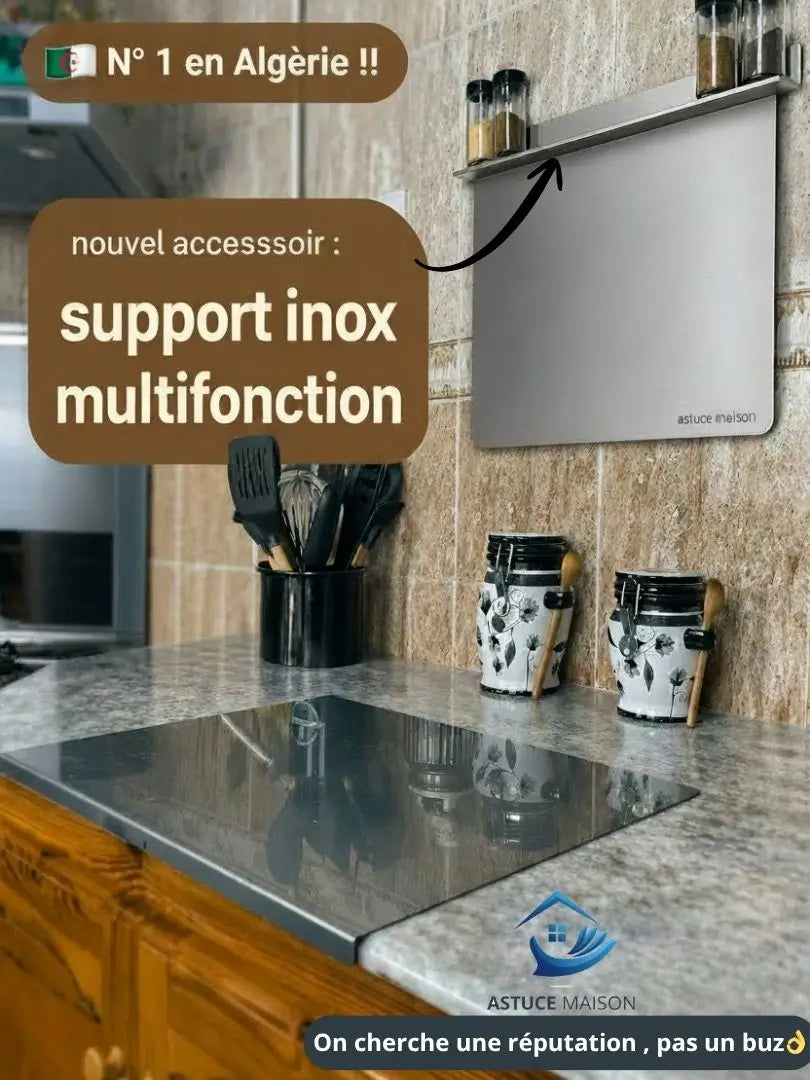 Astuce maison "plan de travail + son support"